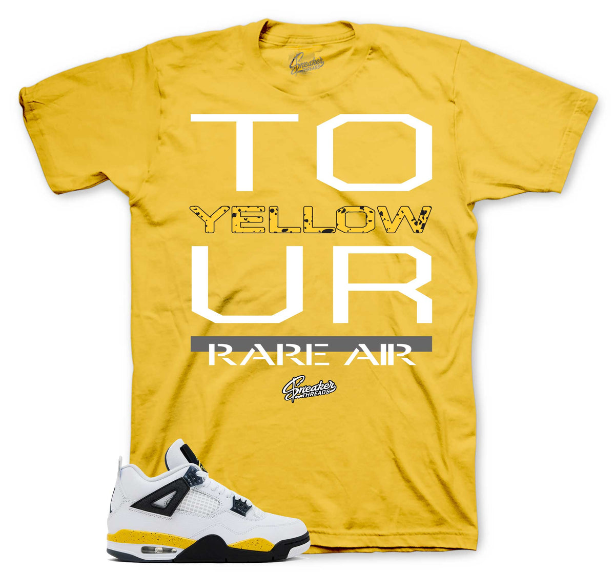 Retro 4 Tour Yellow Statement Shirt