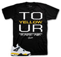 Retro 4 Tour Yellow Statement Shirt