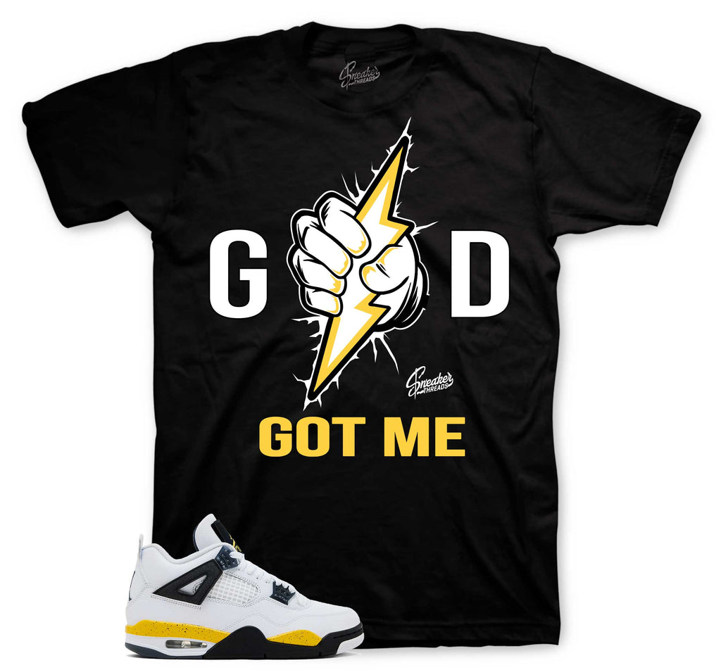 Retro 4 Tour Yellow God Got Me Shirt