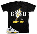 Retro 4 Tour Yellow God Got Me Shirt