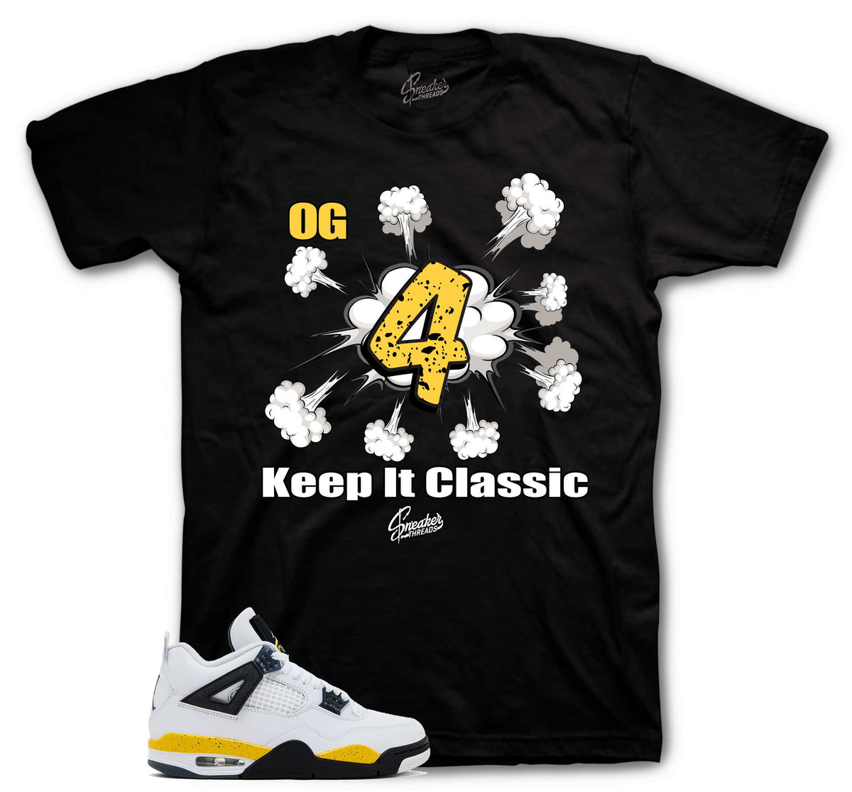 Retro 4 Tour Yellow Keep It Classic Shirt