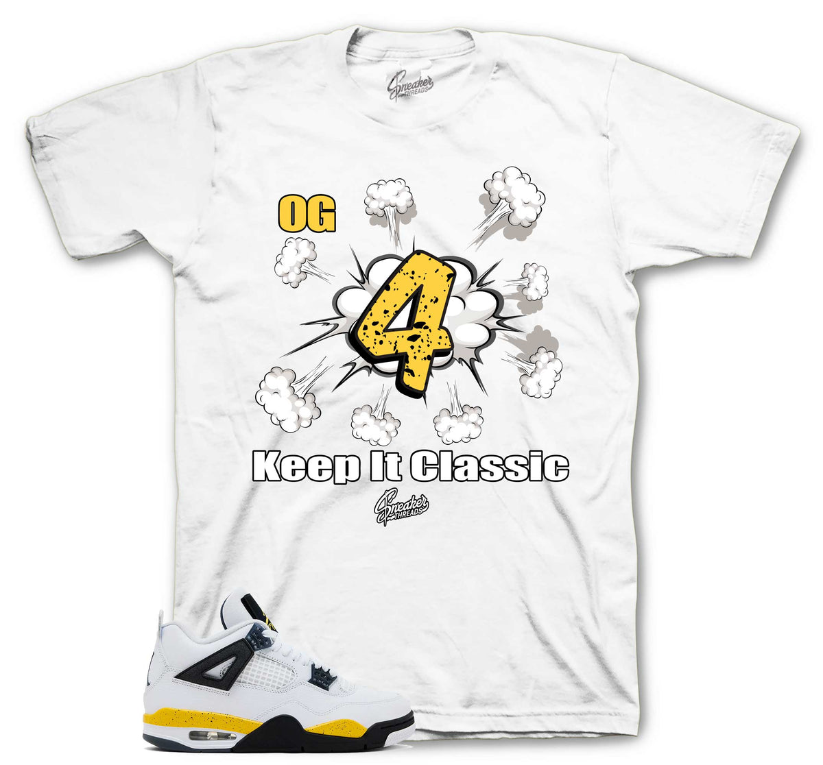 Retro 4 Tour Yellow Keep It Classic Shirt