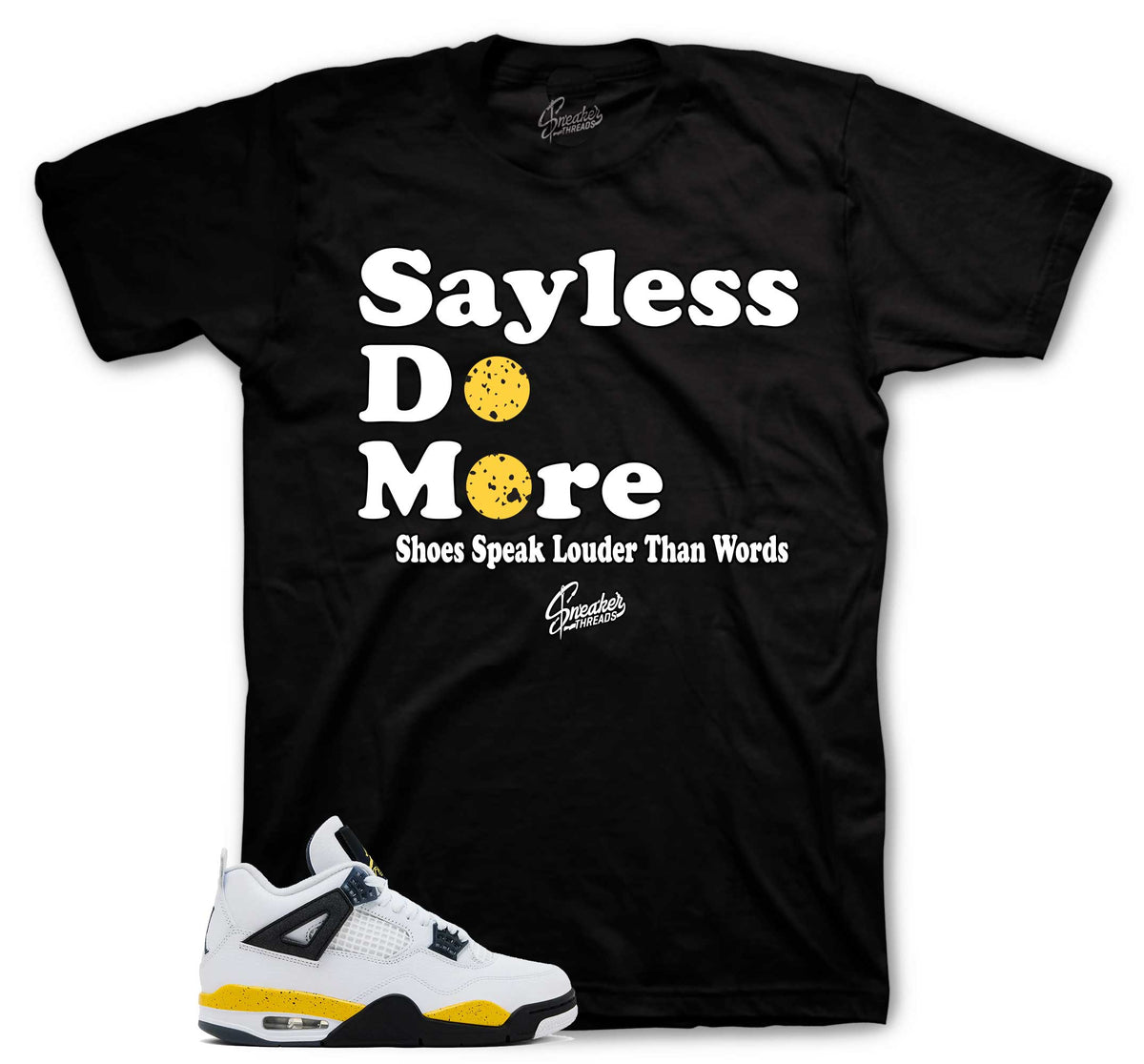 Retro 4 Tour Yellow Say Less Shirt