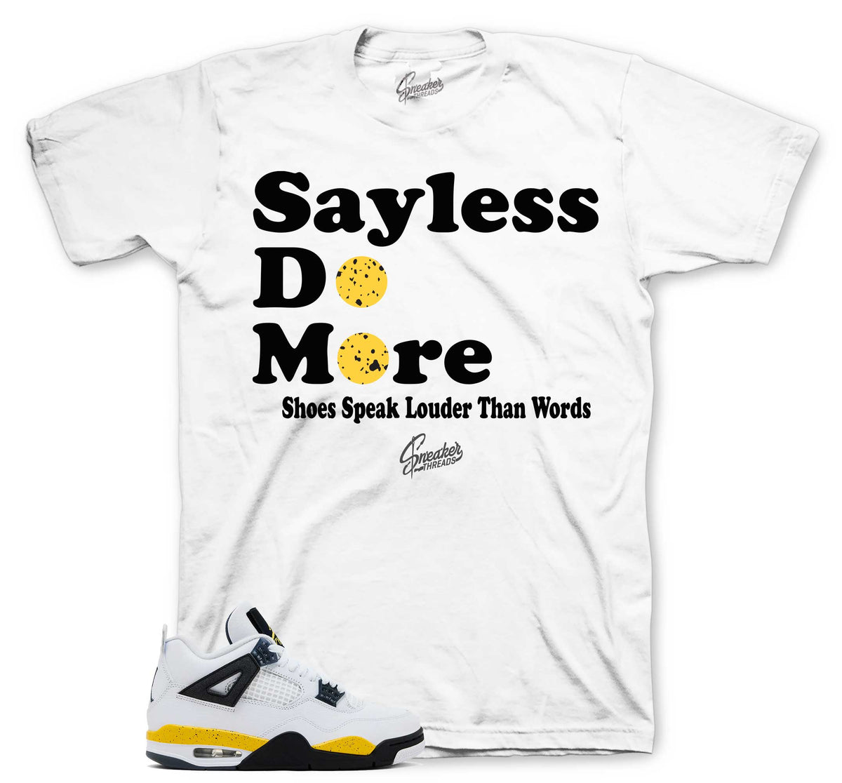 Retro 4 Tour Yellow Say Less Shirt