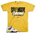 Retro 4 Tour Yellow Self Made Shirt