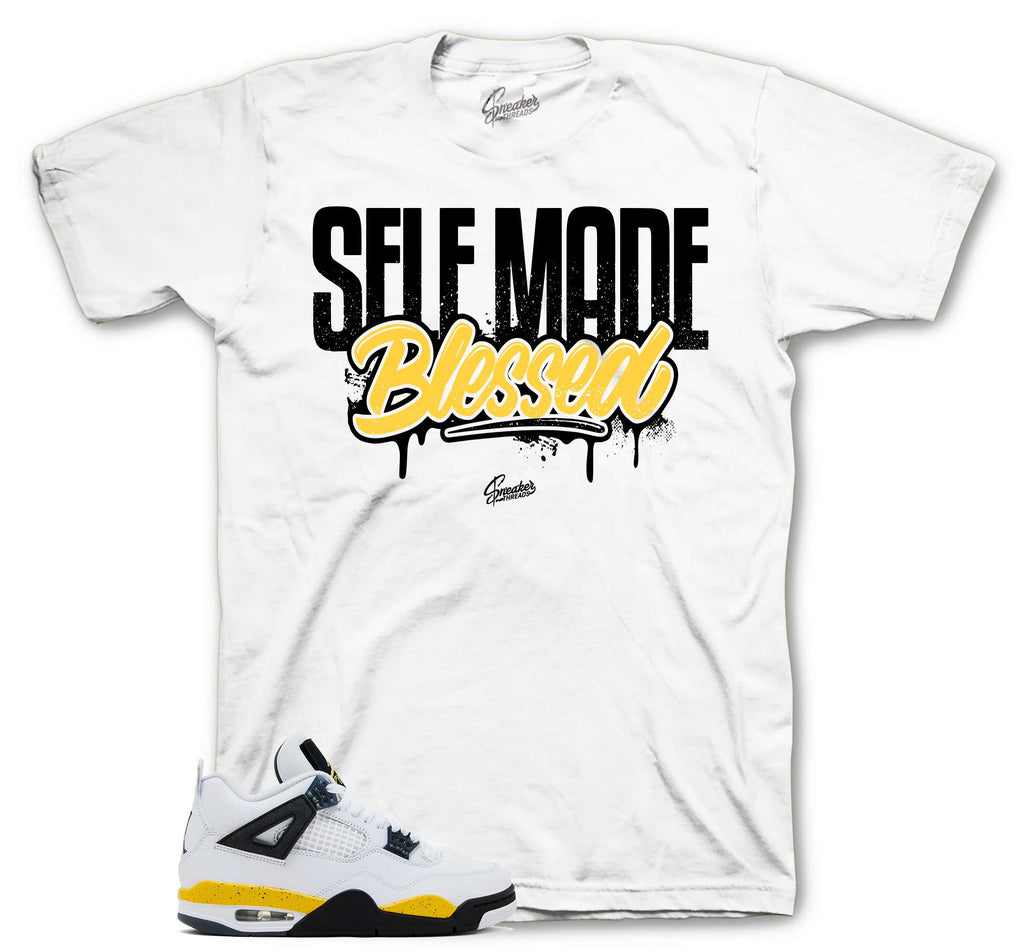 Retro 4 Tour Yellow Self Made Shirt