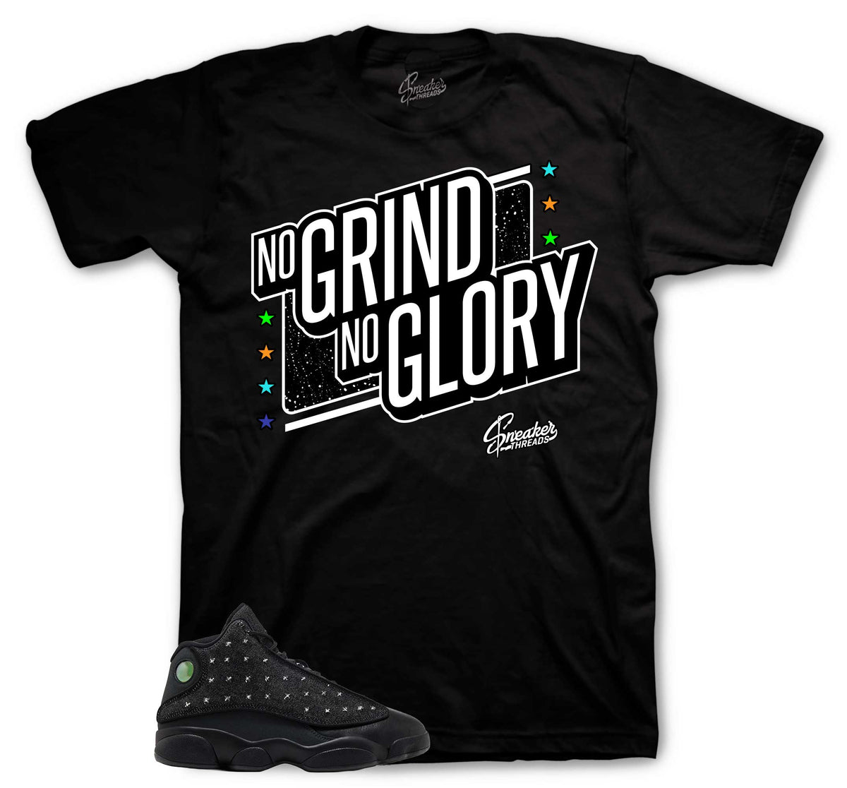 Retro 13 Wings No Grind No Glory Shirt