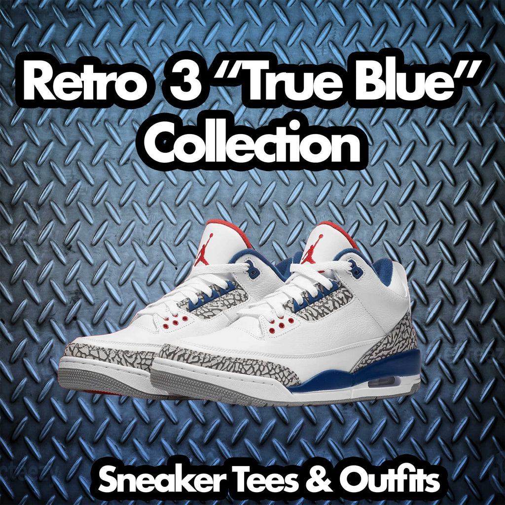 Retro 3 True Blue Say Less Shirt