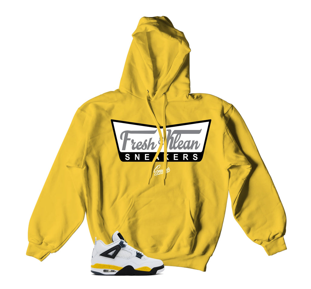 Retro 4 Tour Yellow Fresh Klean Hoody