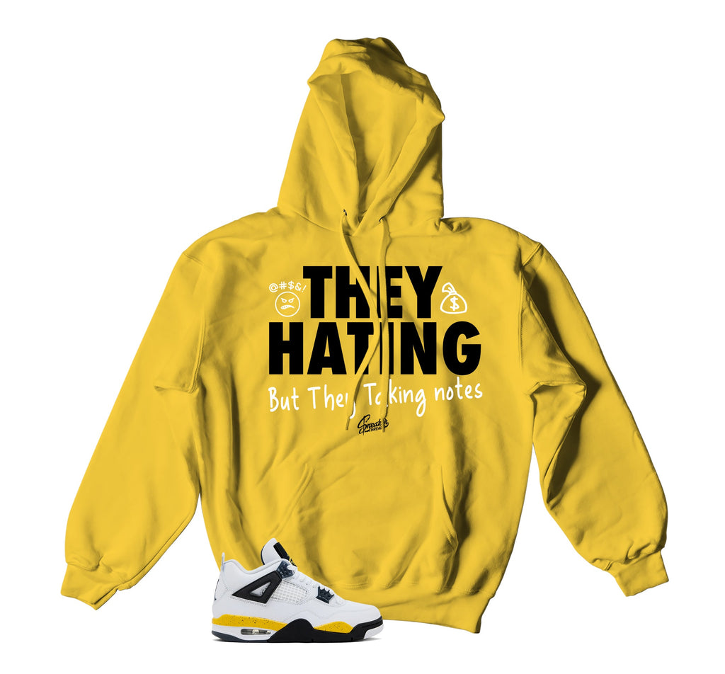 Retro 4 Tour Yellow They Hating Hoody
