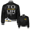 Retro 4 Tour Yellow Statement Satin Jacket
