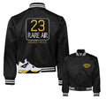 Retro 4 Tour Yellow Patch Satin Jacket