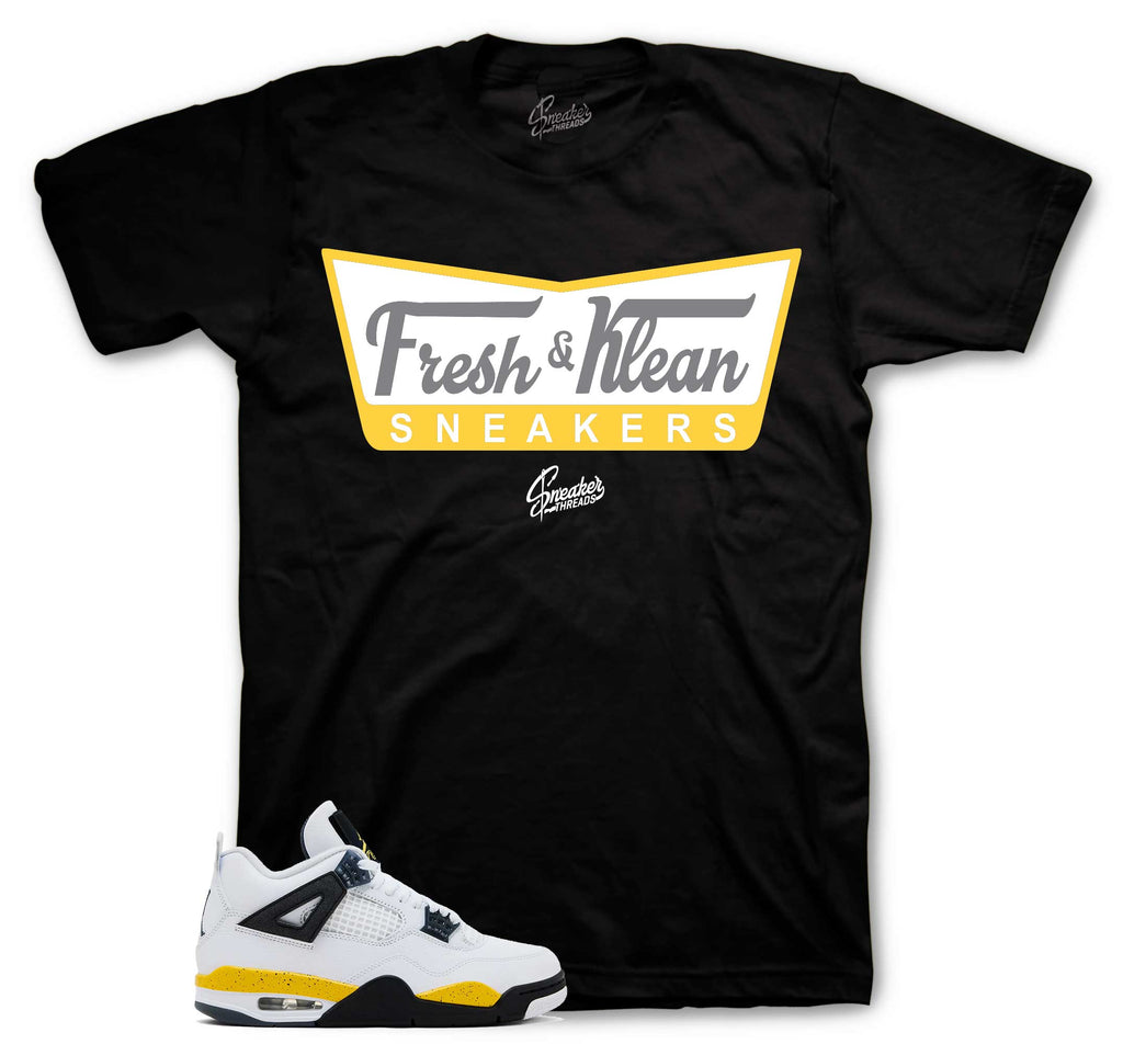 Retro 4 Tour Yellow Fresh Klean Shirt