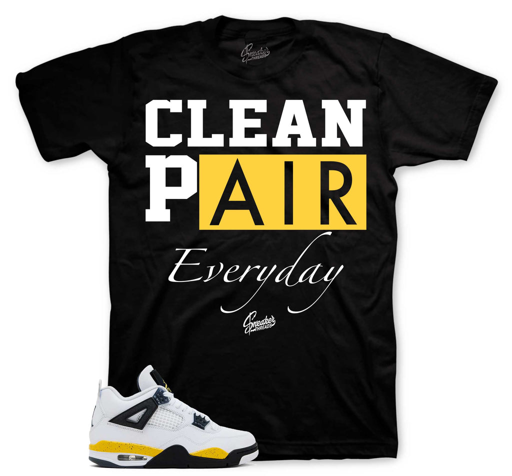 Retro 4 Tour Yellow Clean Pair Shirt