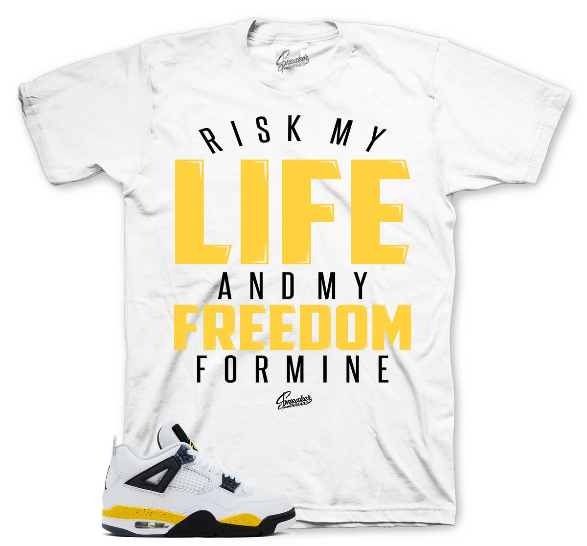 Retro 4 Tour Yellow My Life Shirt