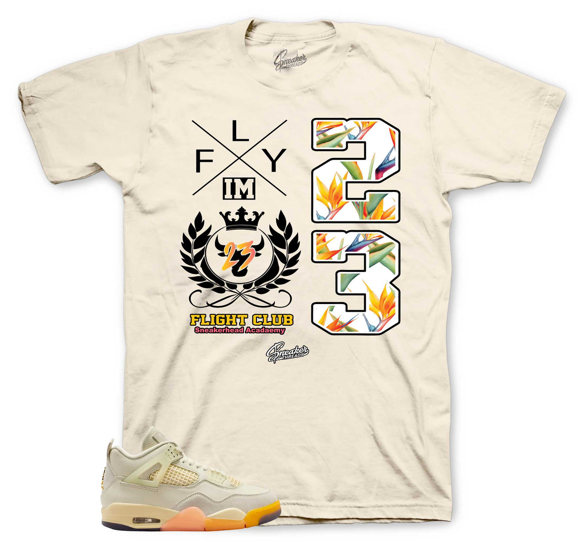Retro 4 Birds Of Paradise Flight Crest Shirt
