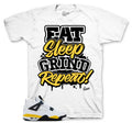 Retro 4 Tour Yellow Daily Routine Shirt