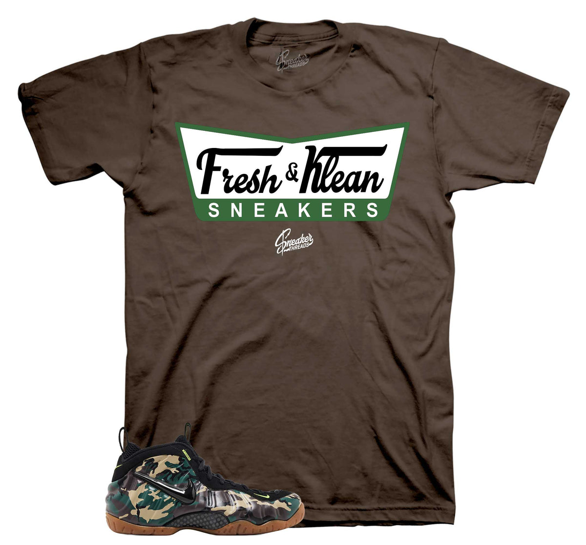 Fresh Klean Graphic T-Shirt | Foamposite Green Camo