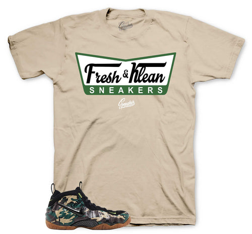 Fresh Klean Graphic T-Shirt | Foamposite Green Camo