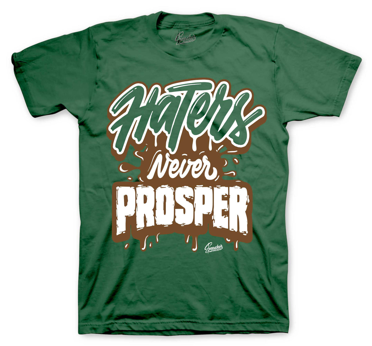 Never Prosper Graphic T-Shirt | Foamposite Green Camo