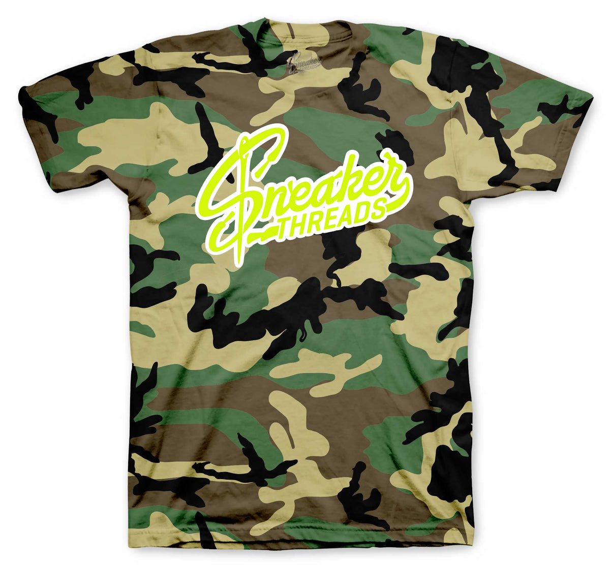 Sneaker Threads Graphic T-Shirt | Foamposite Green Camo