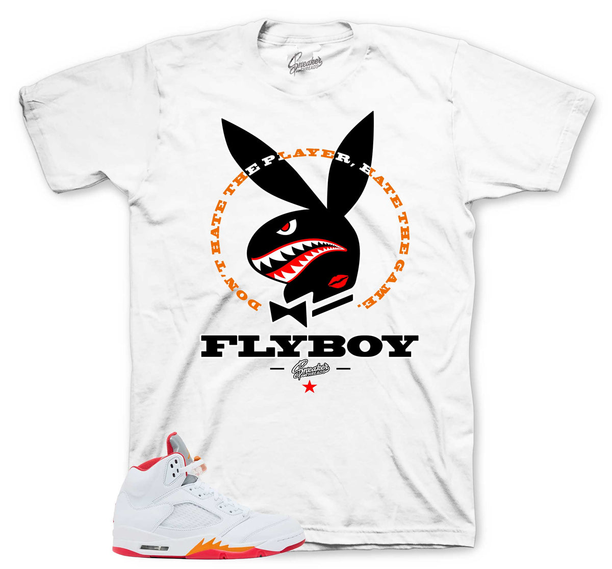 Flyboy Graphic T-Shirt | Jordan 5 Sunset
