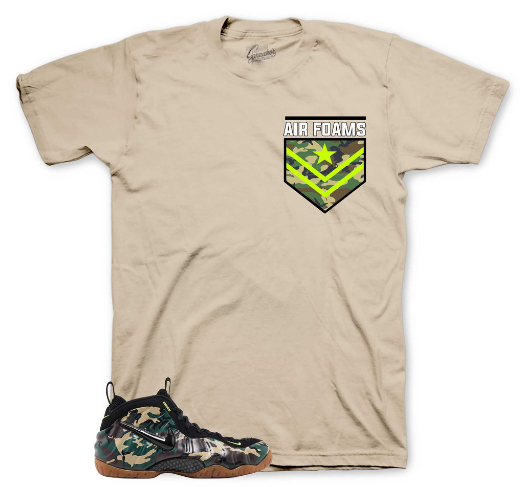 Air Foams Graphic T-Shirt | Foamposite Green Camo