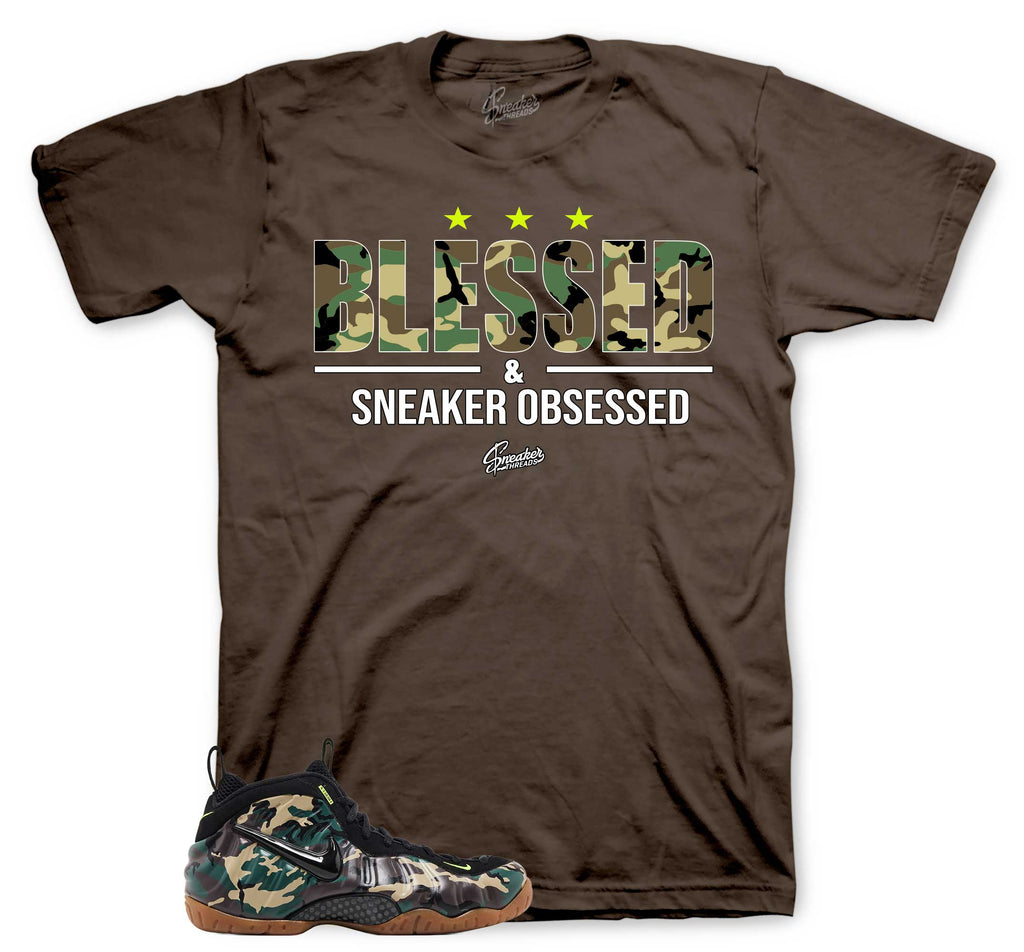 Blessed Graphic T-Shirt | Foamposite Green Camo
