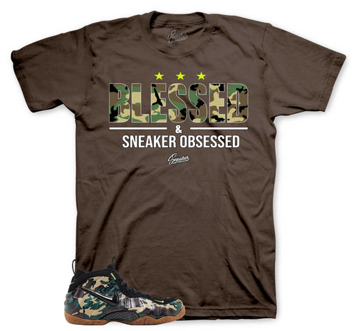 Blessed Graphic T-Shirt | Foamposite Green Camo
