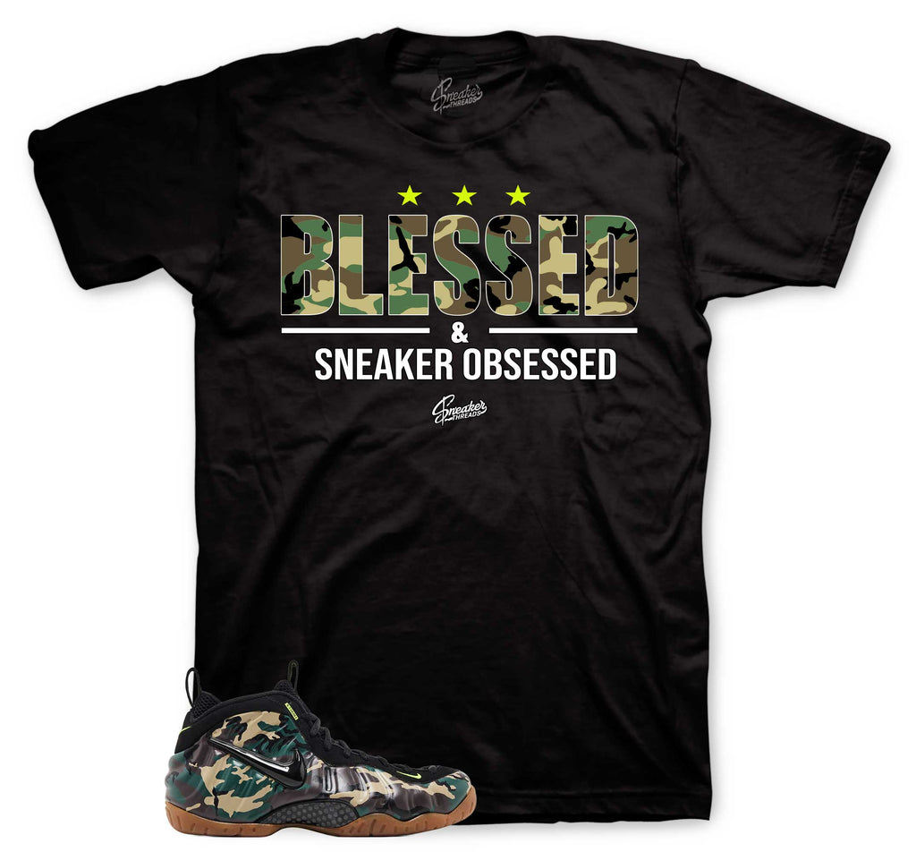 Blessed Graphic T-Shirt | Foamposite Green Camo