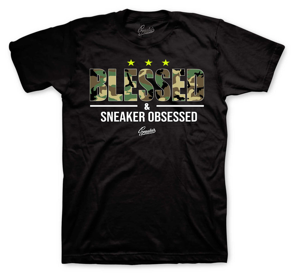 Blessed Graphic T-Shirt | Foamposite Green Camo