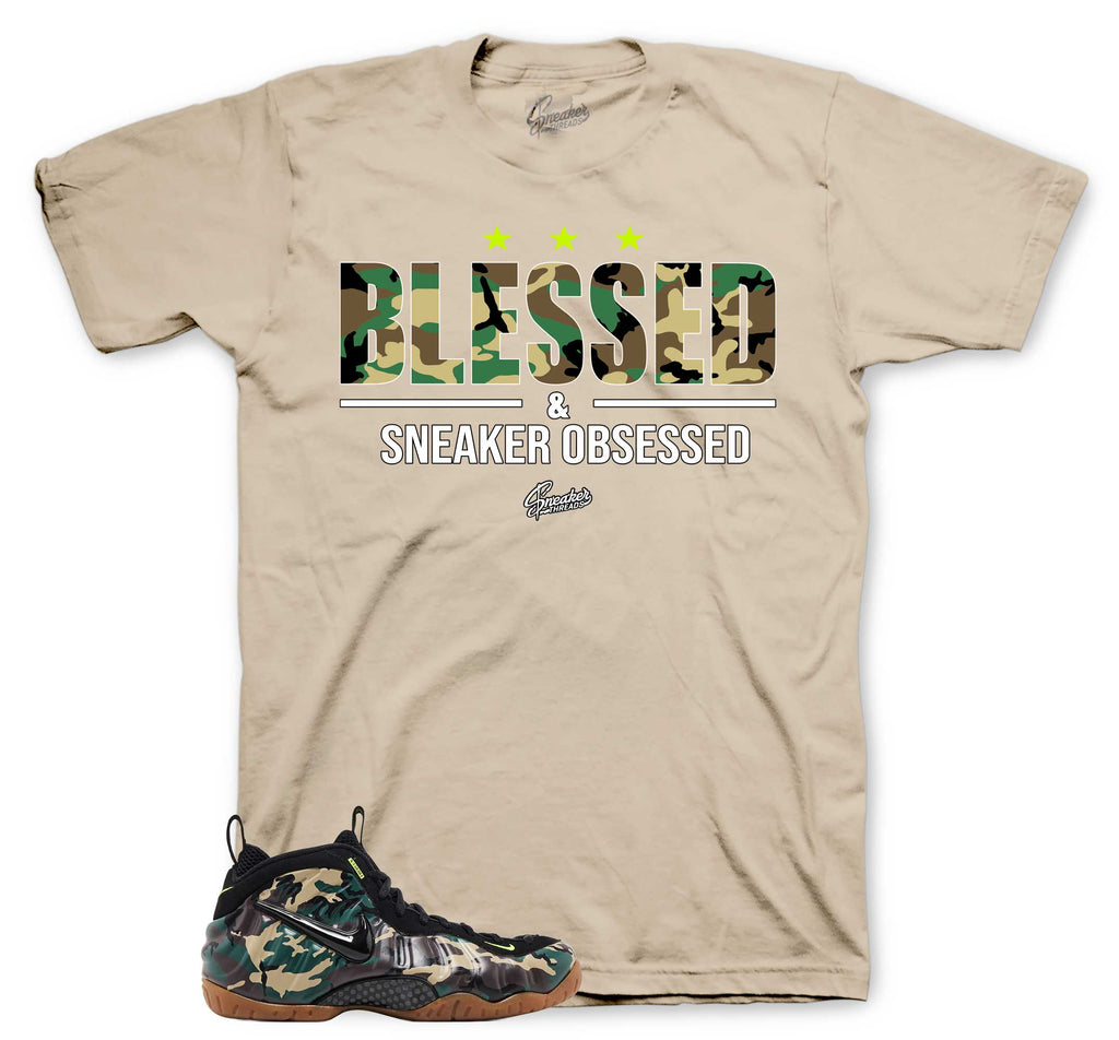 Blessed Graphic T-Shirt | Foamposite Green Camo