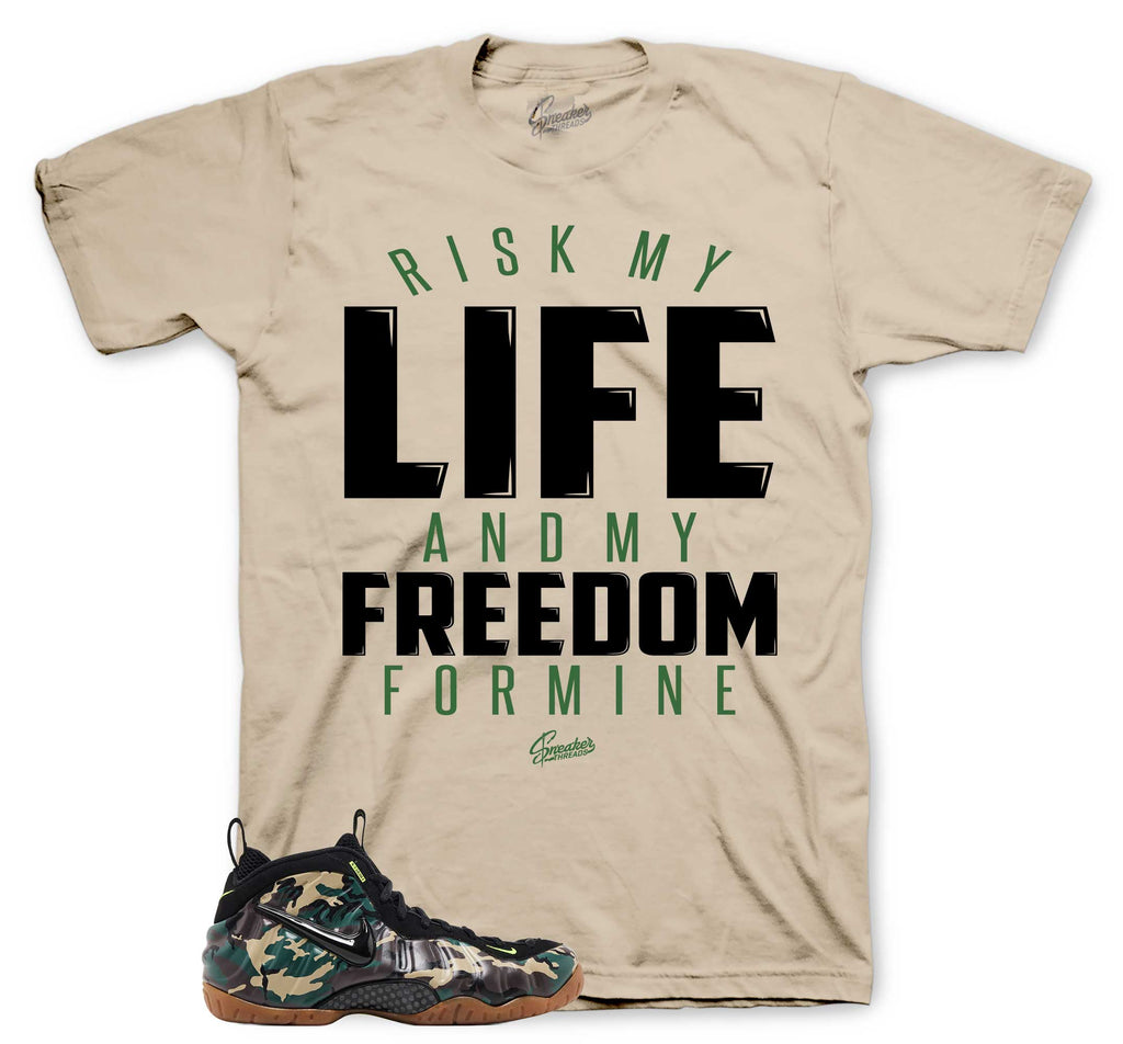 My Life Graphic T-Shirt | Foamposite Green Camo