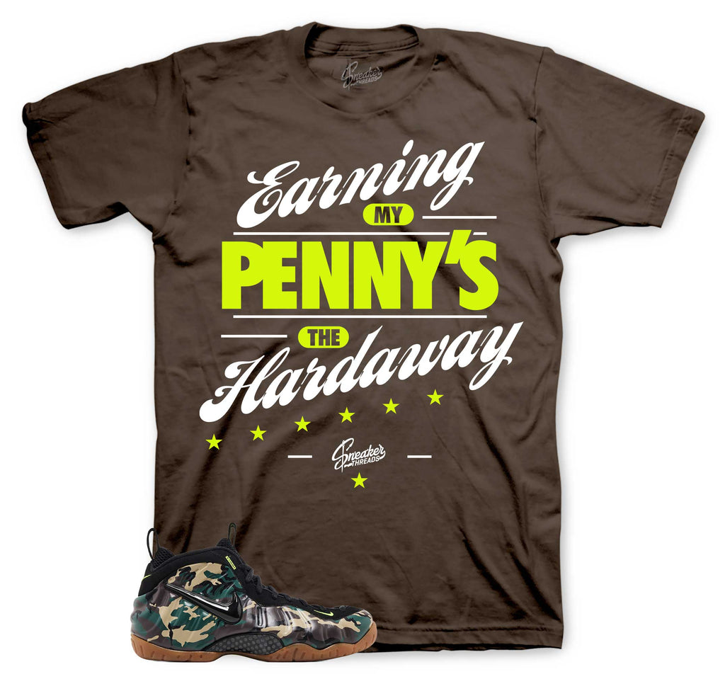 Earning Pennies Graphic T-Shirt | Foamposite Green Camo