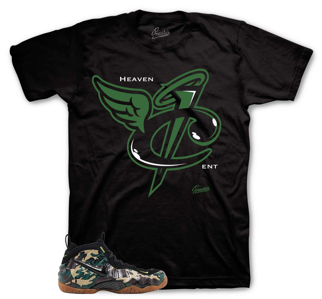 Heaven Cent Graphic T-Shirt | Foamposite Green Camo