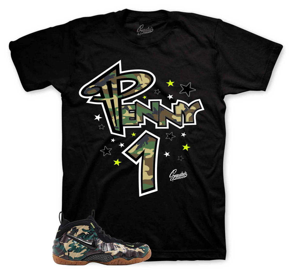 The One Graphic T-Shirt | Foamposite Green Camo
