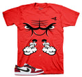 Raging Face Graphic T-Shirt | Matches Jordan 1 Garden