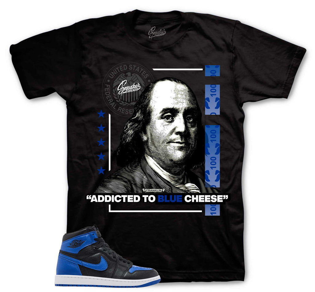 Retro 1 Royal Blue Cheese Shirt