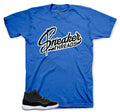 Sneaker Threads Graphic T-Shirt | Jordan 11 Varsity Royal Space Jams