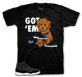 Copped Em Graphic T-Shirt | Jordan 11 Varsity Royal Space Jams (Copy)