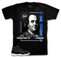 Blue Cheese Graphic T-Shirt | Jordan 11 Varsity Royal Space Jams