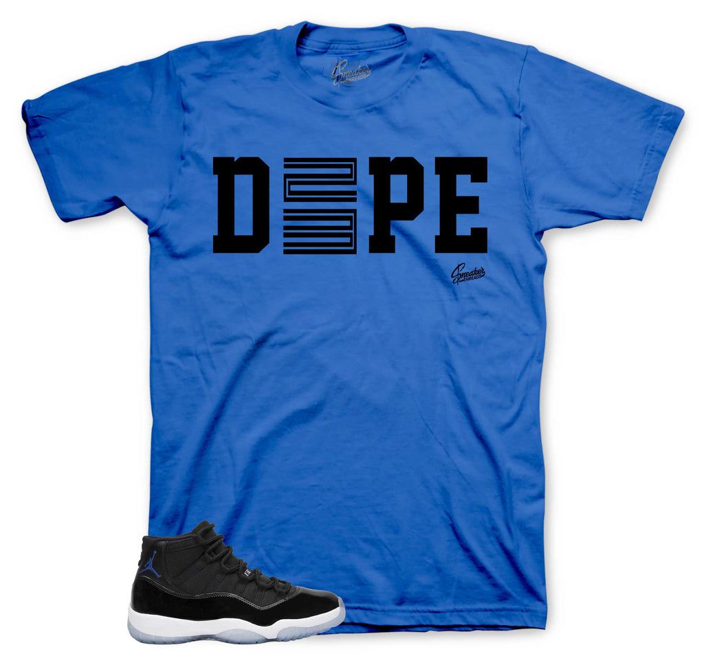 D23PE Graphic T-Shirt | Jordan 11 Varsity Royal Space Jams (Copy) (Copy)