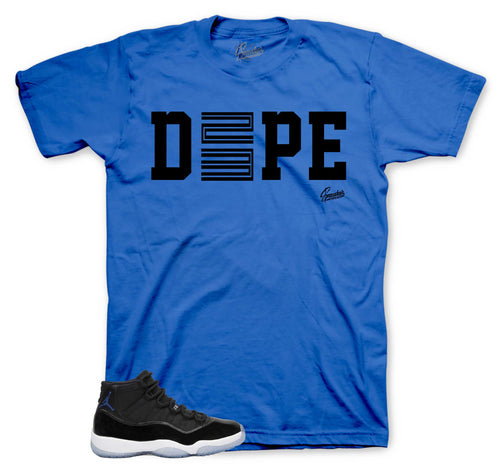 D23PE Graphic T-Shirt | Jordan 11 Varsity Royal Space Jams (Copy) (Copy)