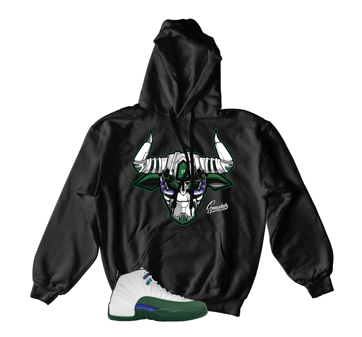 Retro 12 Bucks War Bully Hoody