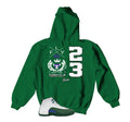 Retro 12 Bucks Flight Crest Hoody