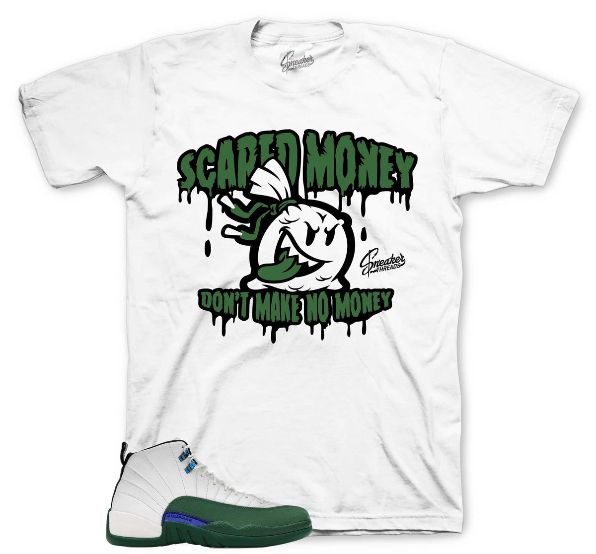 Retro 12 Bucks Scared Money Shirt