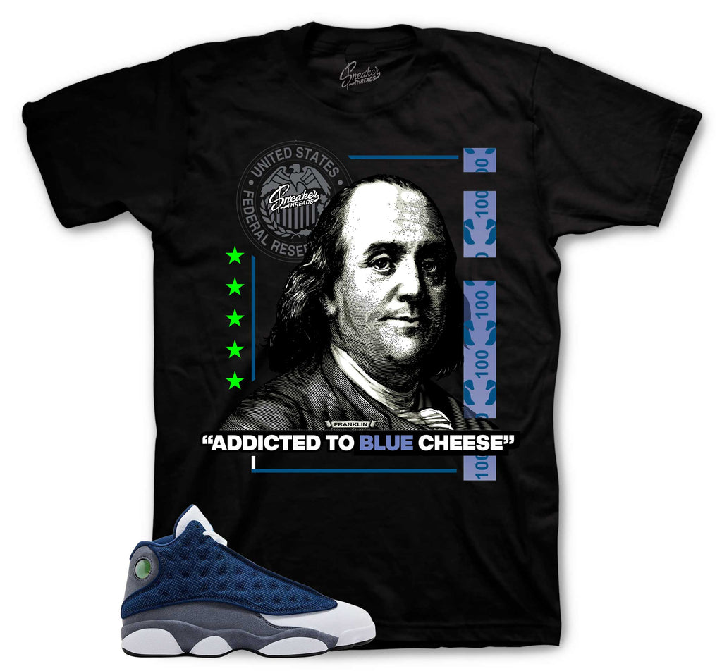 Retro 13 Flint Blue Cheese Shirt