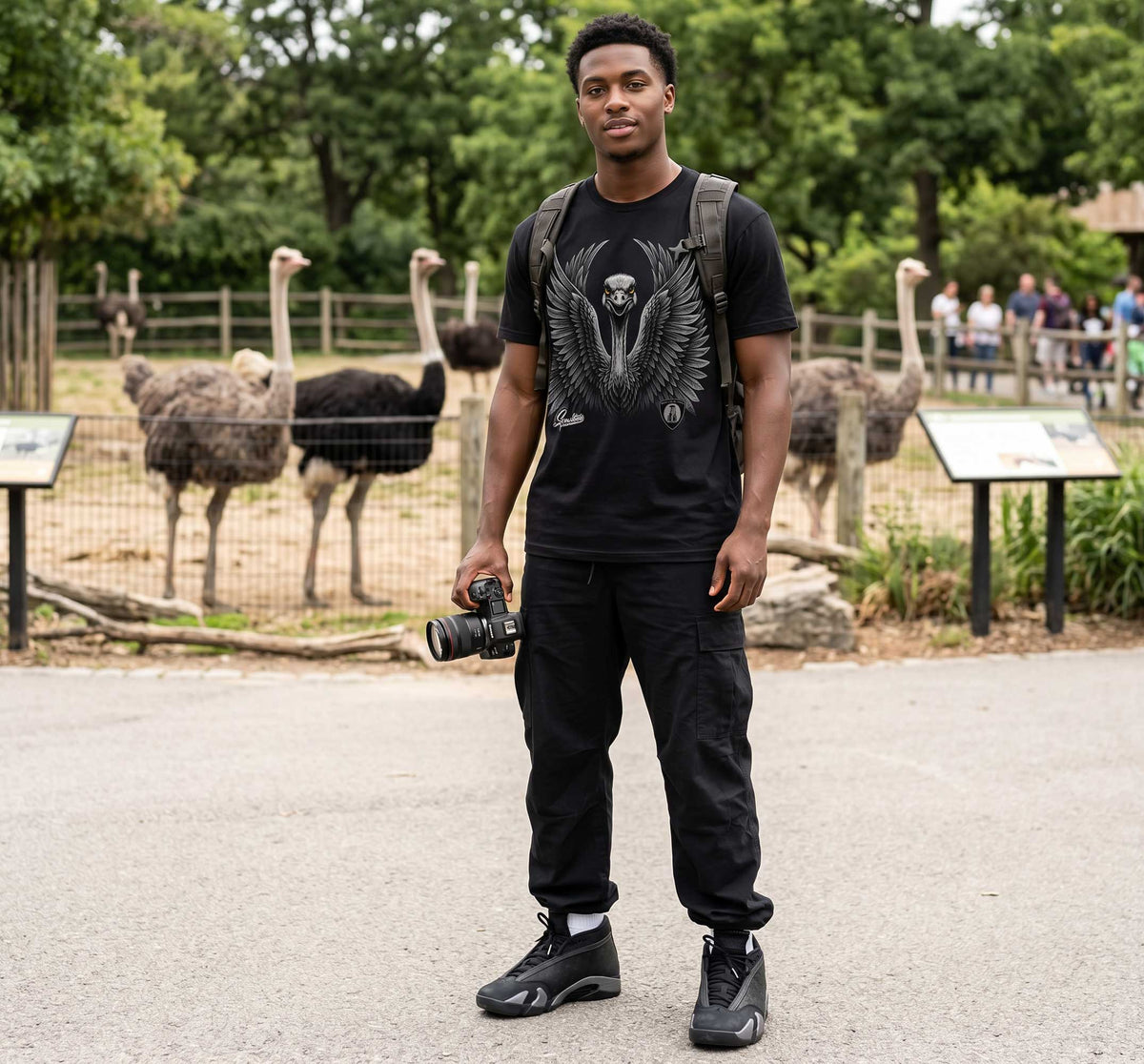 Unfazed Graphic T-Shirt | Jordan 14 Low Black Pack