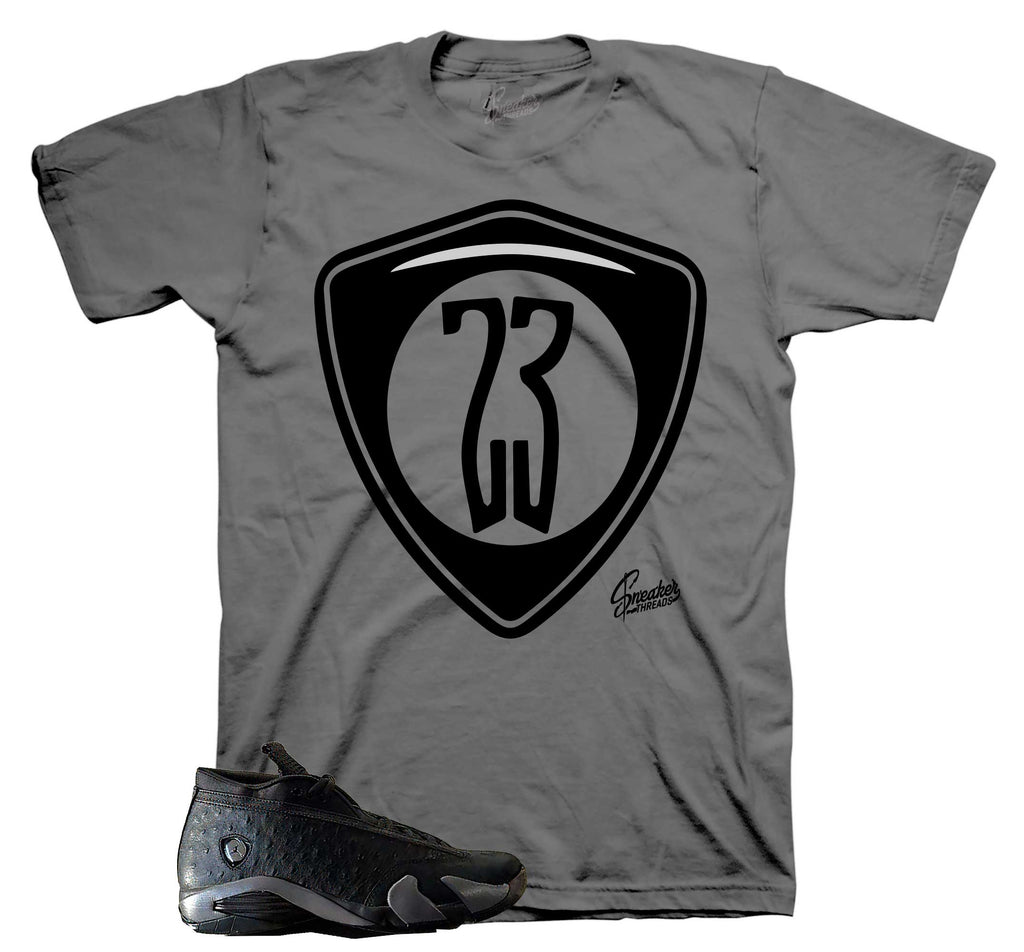 Shield Graphic T-Shirt | Jordan 14 Low Black Pack