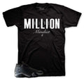 Millionaire Mindset Graphic T-Shirt | Jordan 14 Low Black Pack